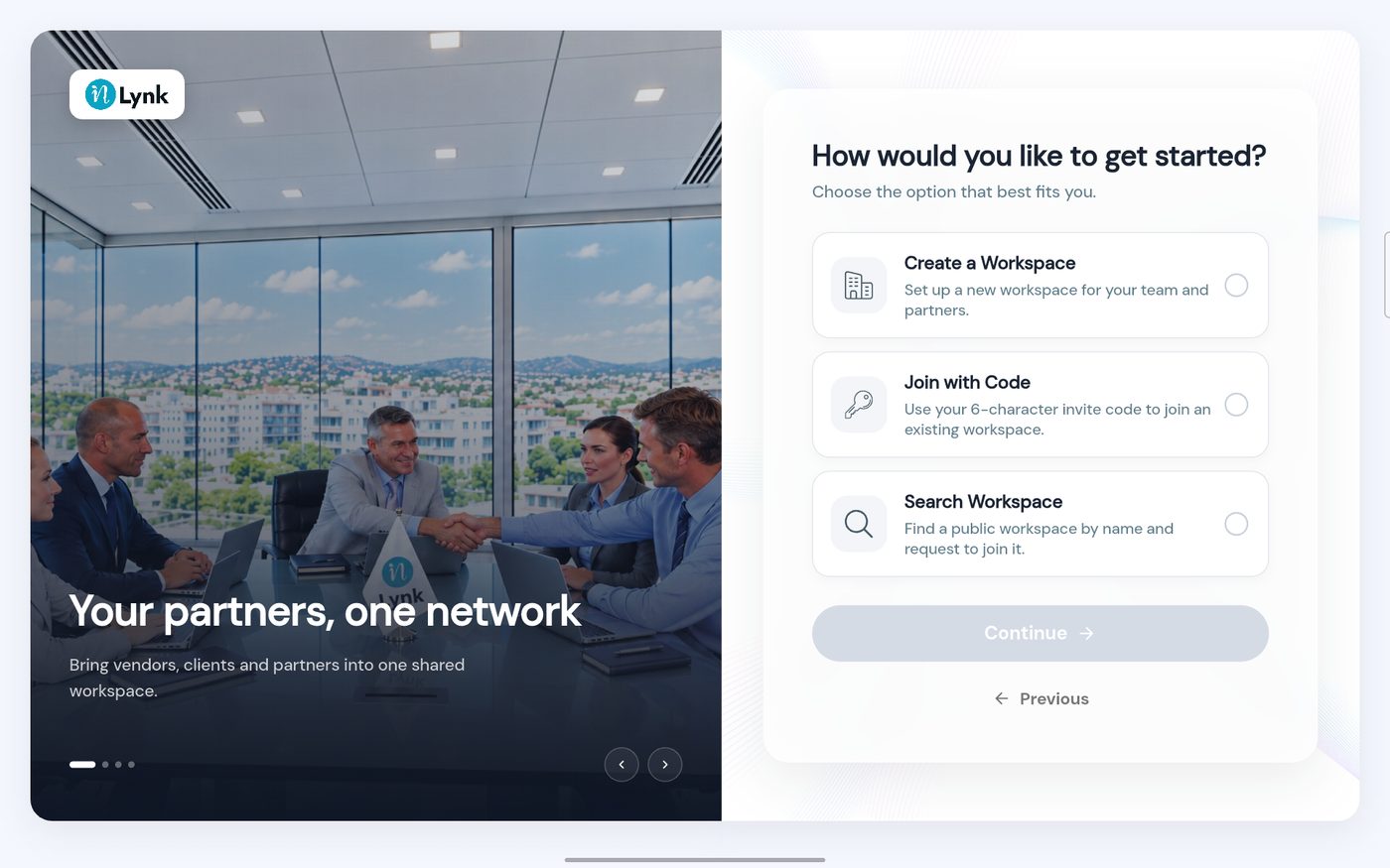How would you like to get started?